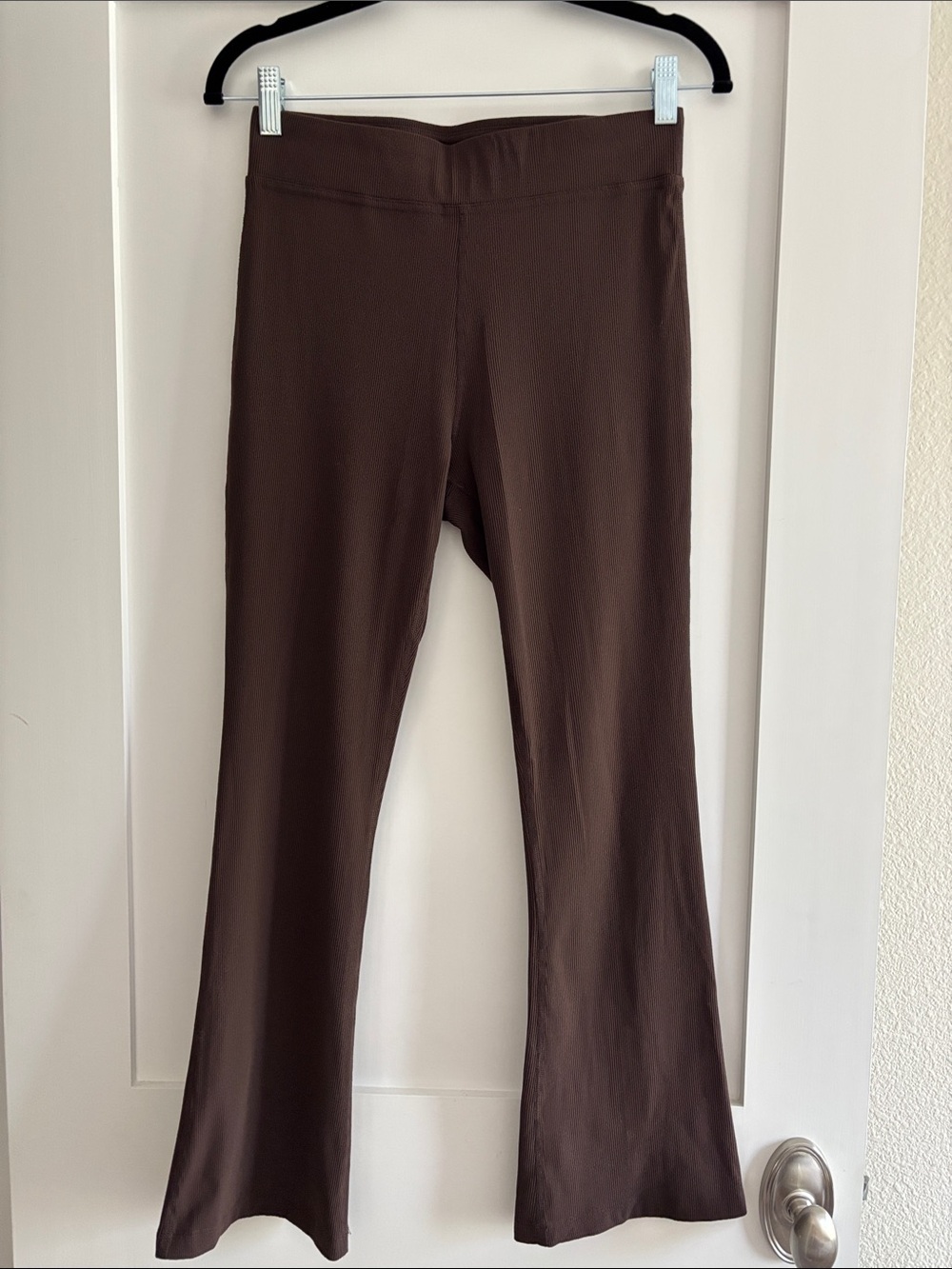 Outdoor Voices Ribbed Flared Leggings